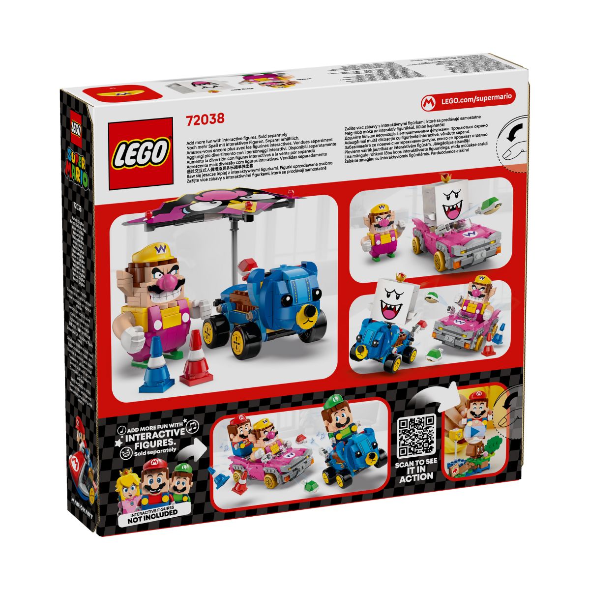 Đồ Chơi Lắp Ráp Mario Kart™ - Cuộc Đua Của Wario Và King Boo LEGO SUPER MARIO 72038