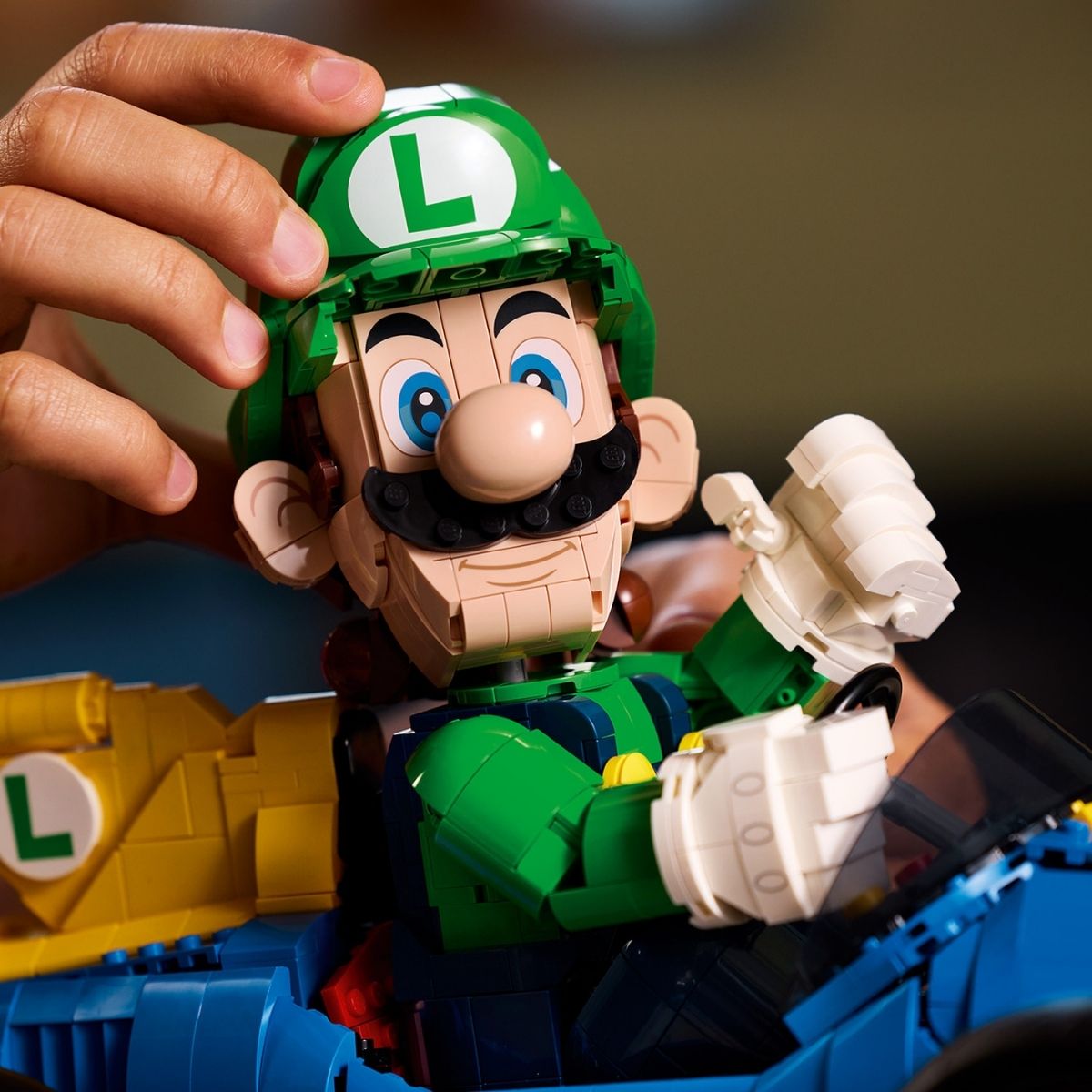 LEGO Super Mario Mario Kart Luigi & Mach 8 Building Set 72050 (2,234 Pieces)