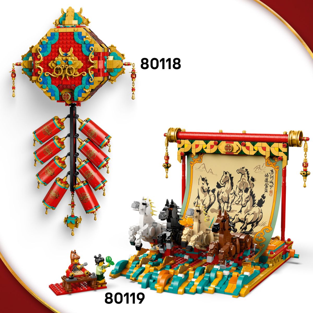 Đồ Chơi Lắp Ráp Pháo Hoa Tài Lộc LEGO CHINESE FESTIVAL 80118