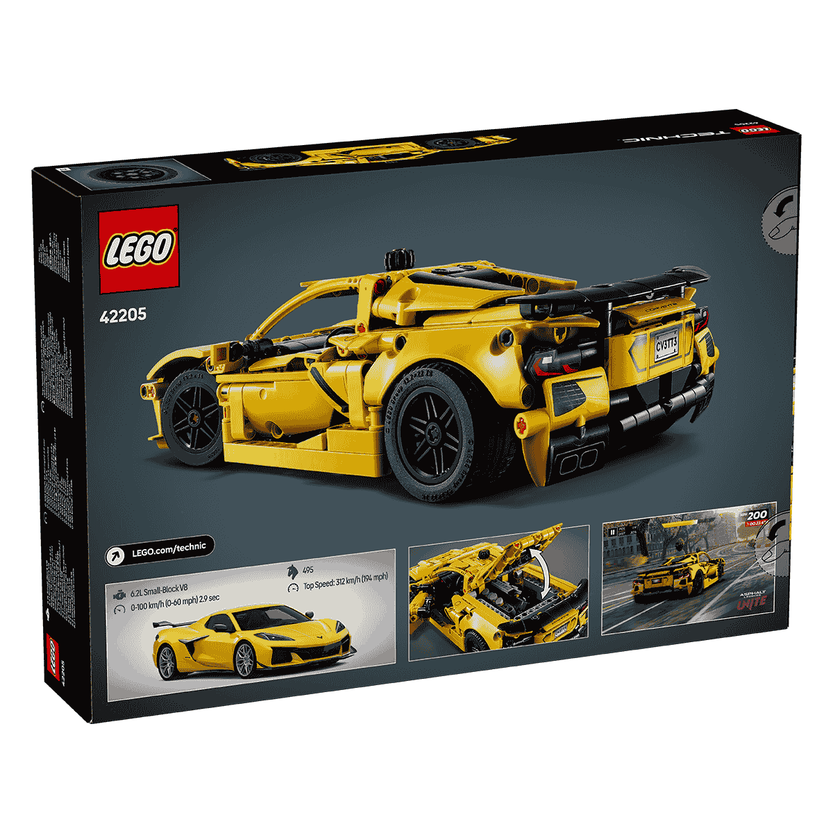 Đồ Chơi Siêu Xe Chevrolet Corvette Stingray LEGO TECHNIC 42205