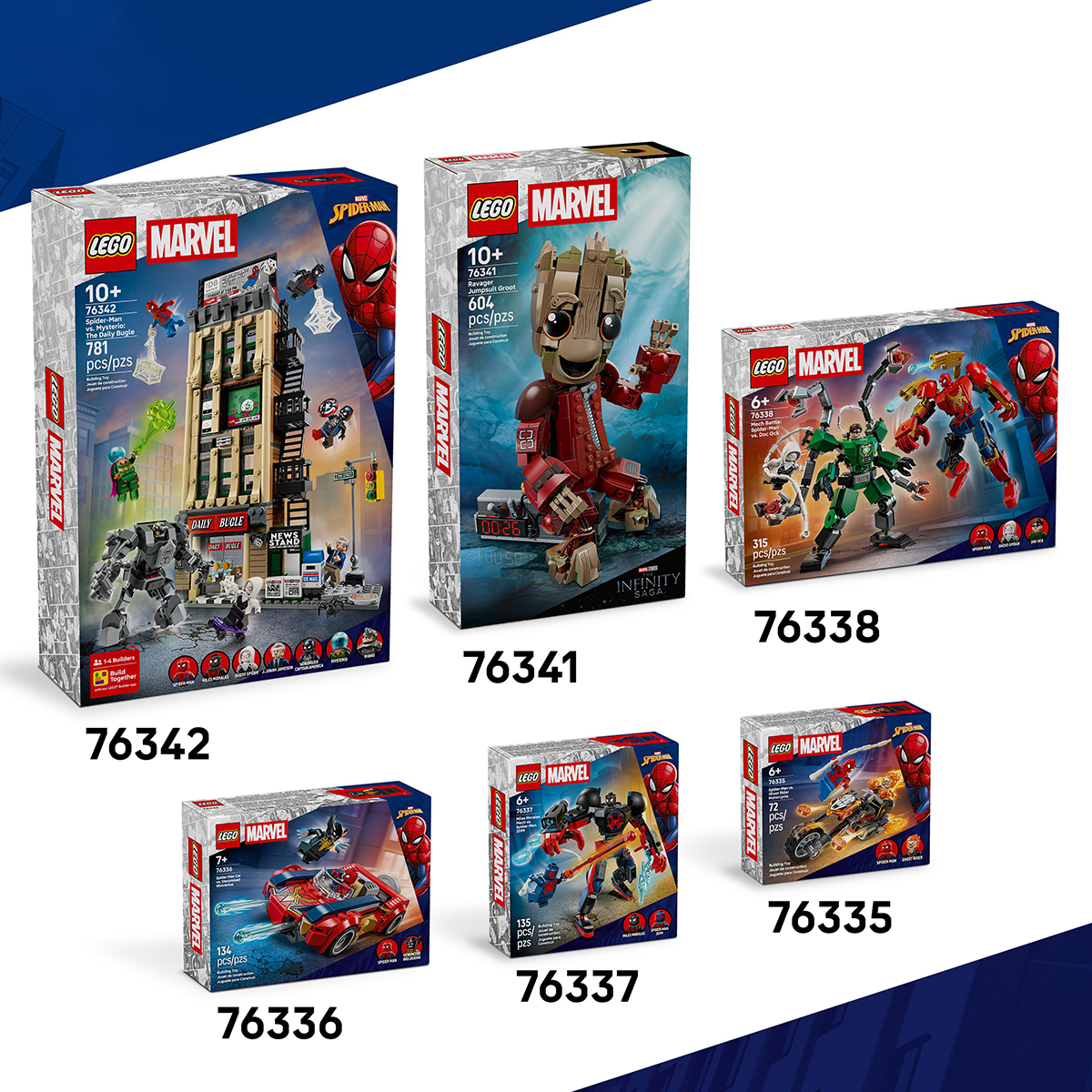 Đồ Chơi Lắp Ráp Spider-Man Đối Đầu Sandman Và Venom LEGO SUPERHEROES 76334