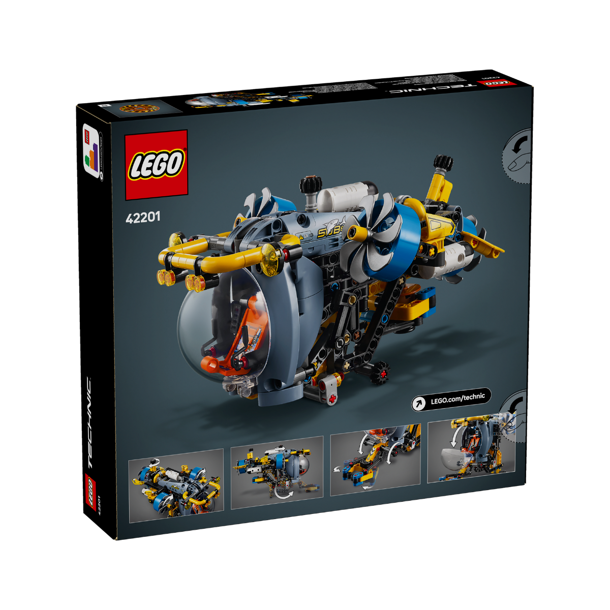 Đồ Chơi Lắp Ráp Tàu Ngầm Nghiên Cứu Biển Sâu LEGO TECHNIC 42201