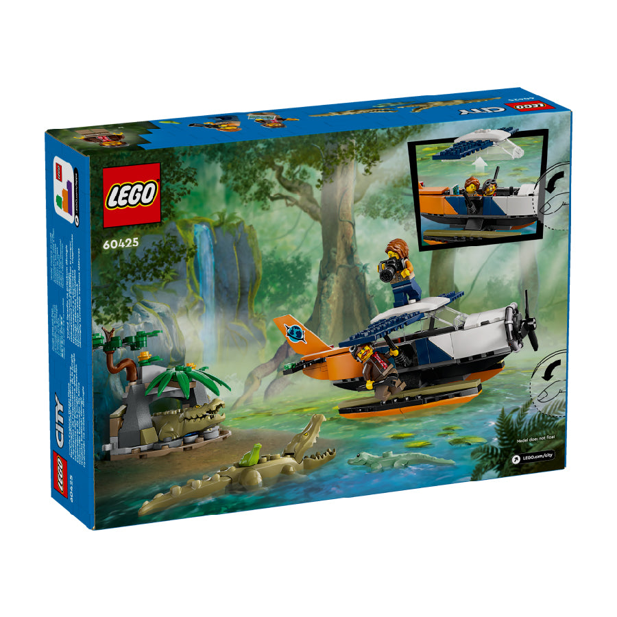 Đồ Chơi Lắp Ráp Thủy Phi Cơ Khám Phá Rừng Xanh LEGO CITY 60425 (177 chi tiết)
