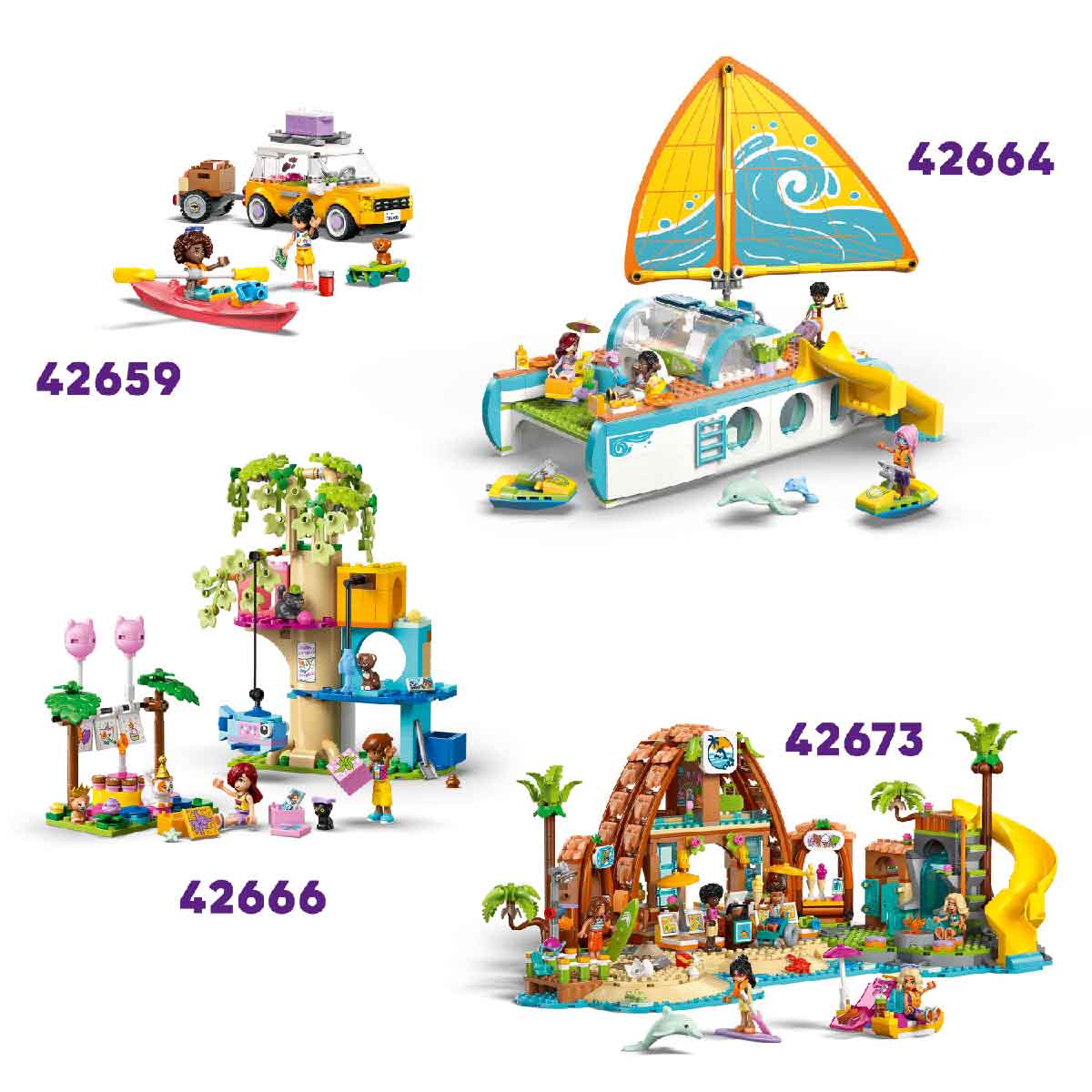 Đồ Chơi Lắp Ráp Tiệc Hóa Trang Chủ Đề Kỳ Lân Và Tiên LEGO FRIENDS 42661