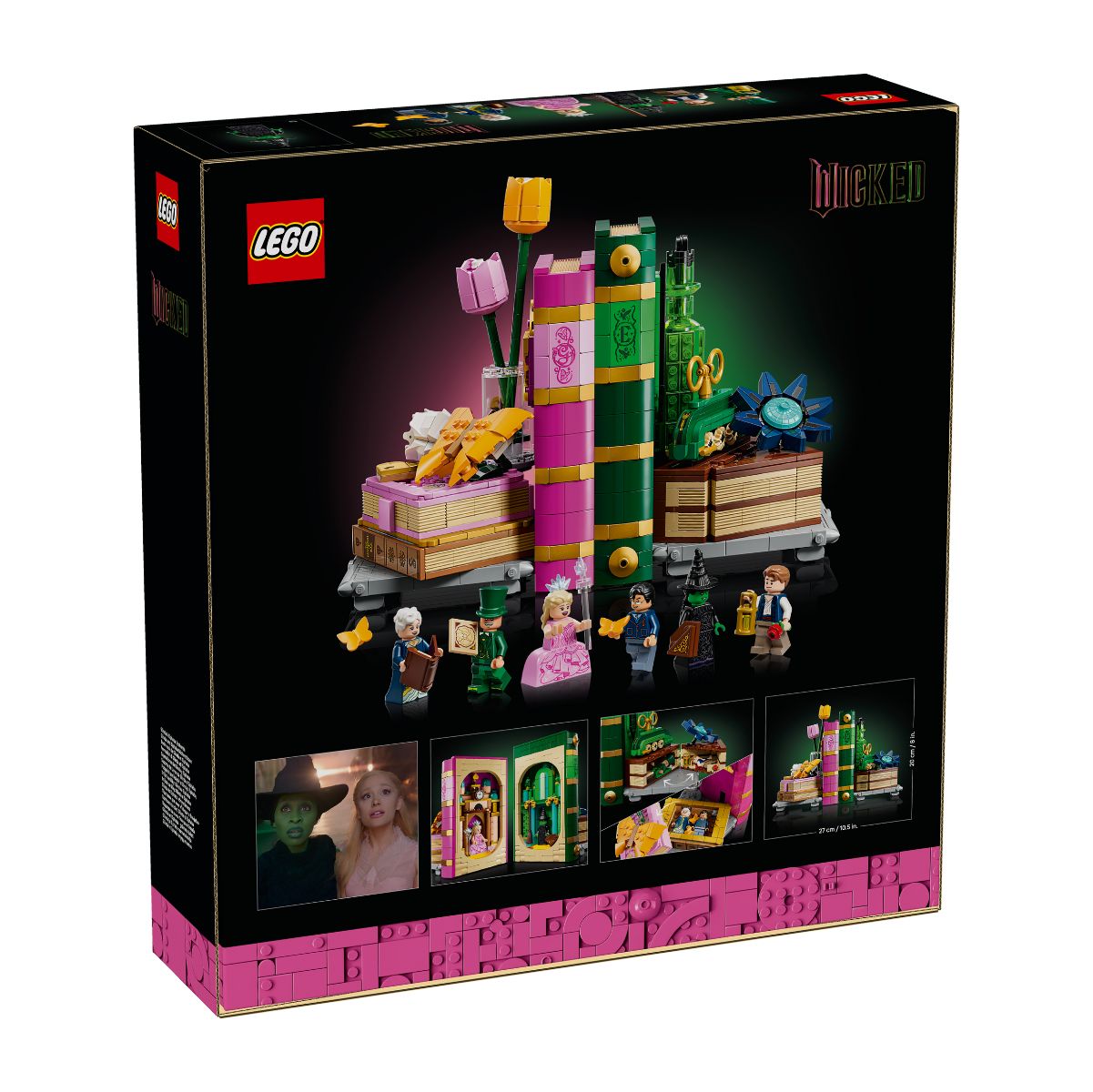 Đồ Chơi Lắp Ráp Trang Trí Kệ Sách Glinda & Elphaba LEGO SEASONS AND OCCASIONS 75691