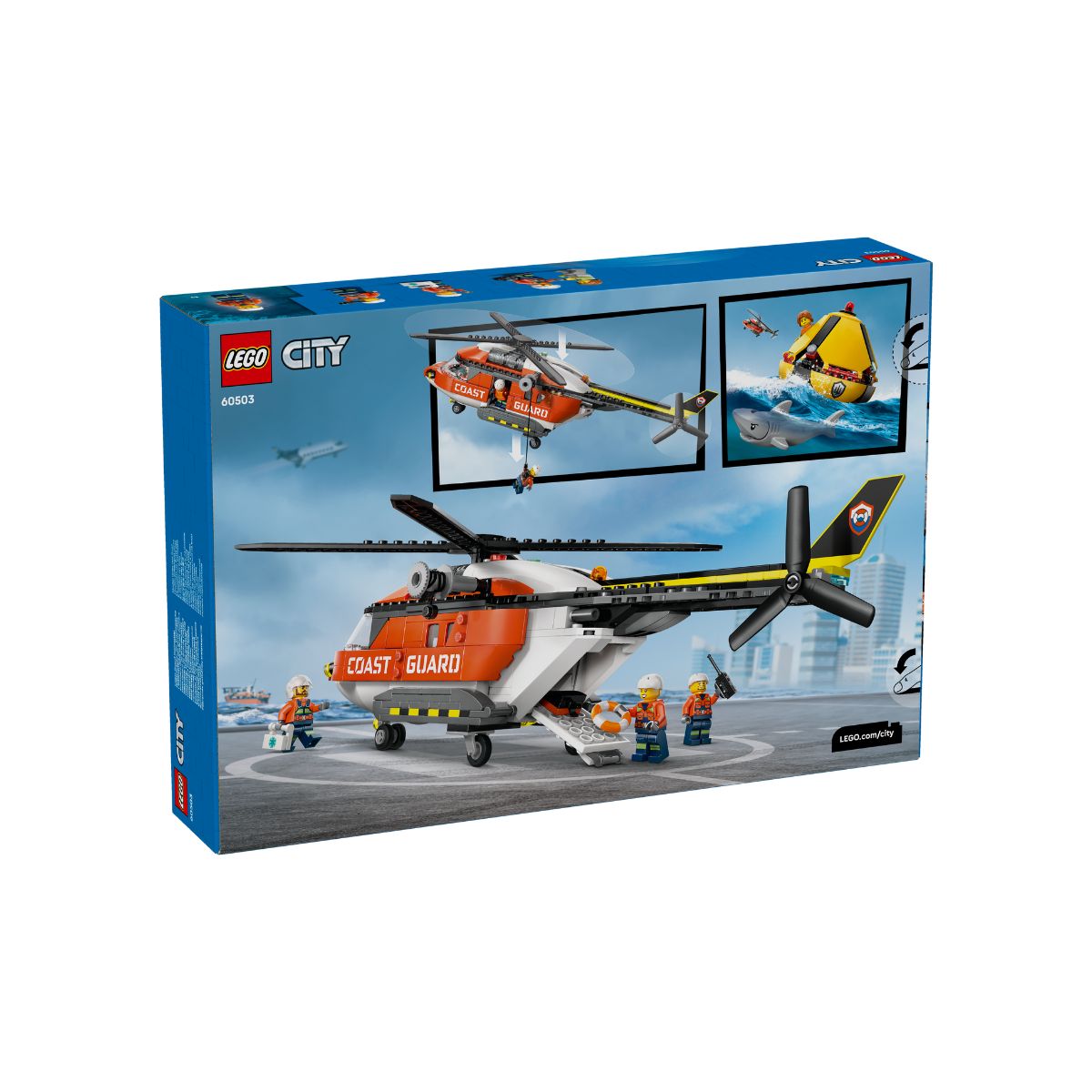 Đồ Chơi Lắp Ráp Trực Thăng Bảo Vệ Bờ Biển LEGO CITY 60503