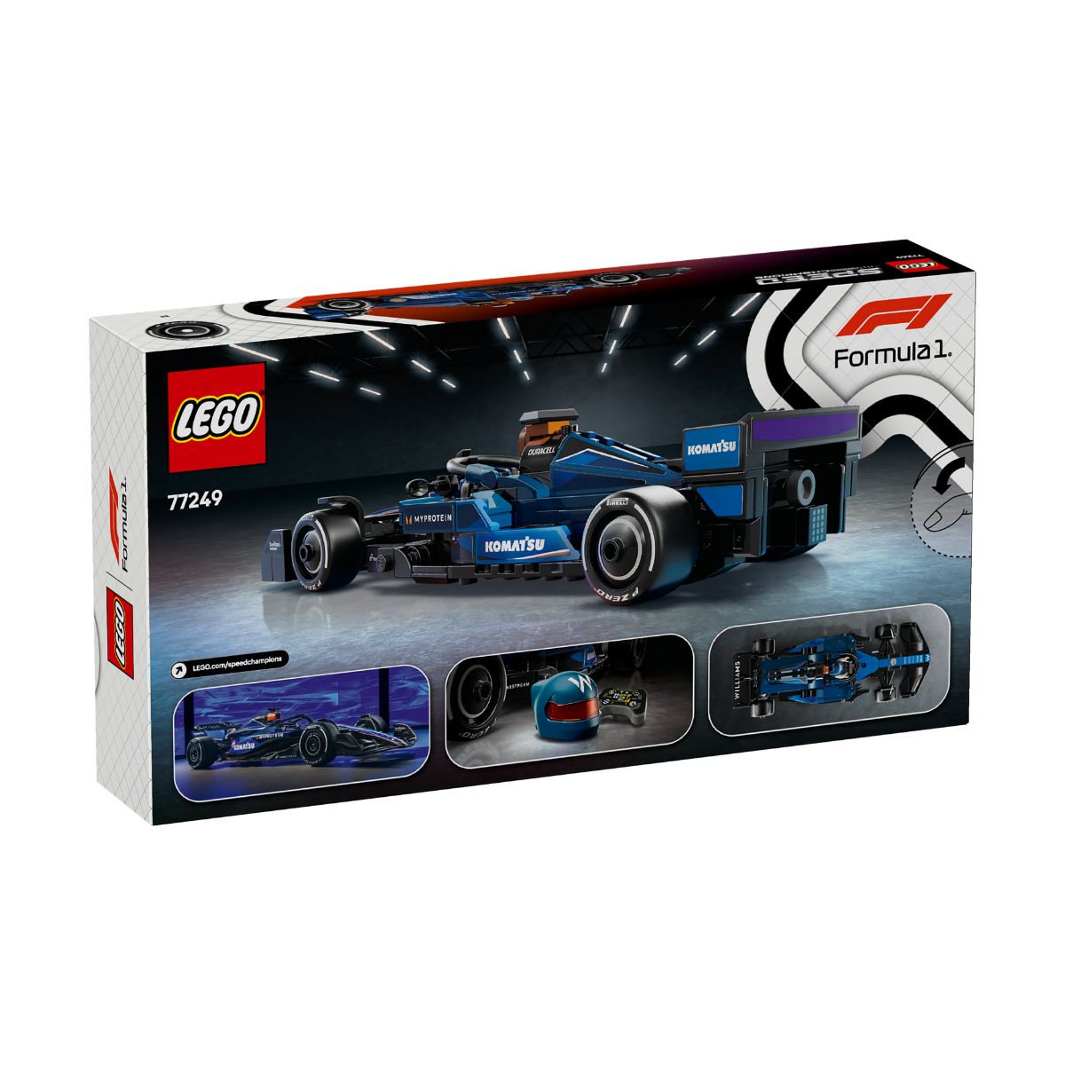 Đồ Chơi Lắp Ráp Xe Đua Williams Racing Fw46 F1 LEGO SPEED CHAMPIONS 77249