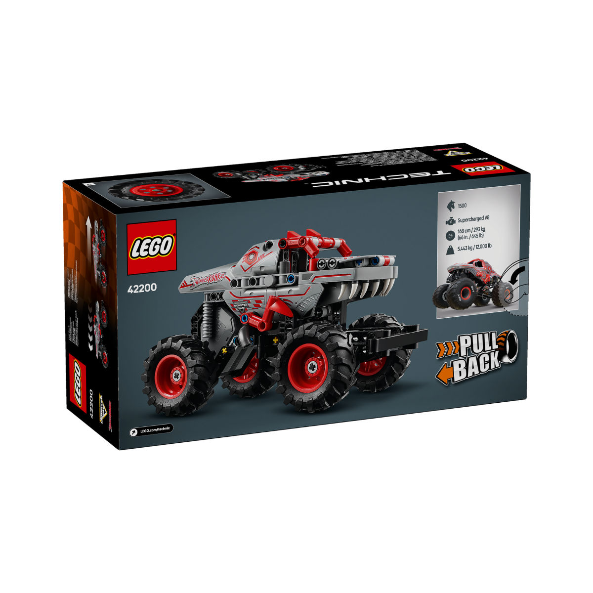 Đồ Chơi Lắp Ráp Xe Monster Jam-ThunderRoarus LEGO TECHNIC 42200