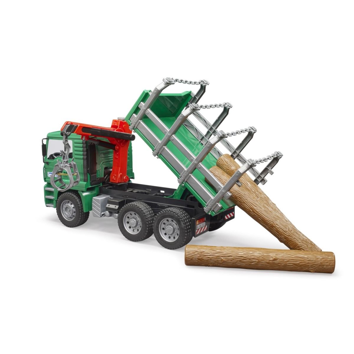 Đồ Chơi Mô Hình Tỷ Lệ 1:16 Xe Chở Gỗ MAN TGA Kèm Cần Cẩu BRUDER BRU02769