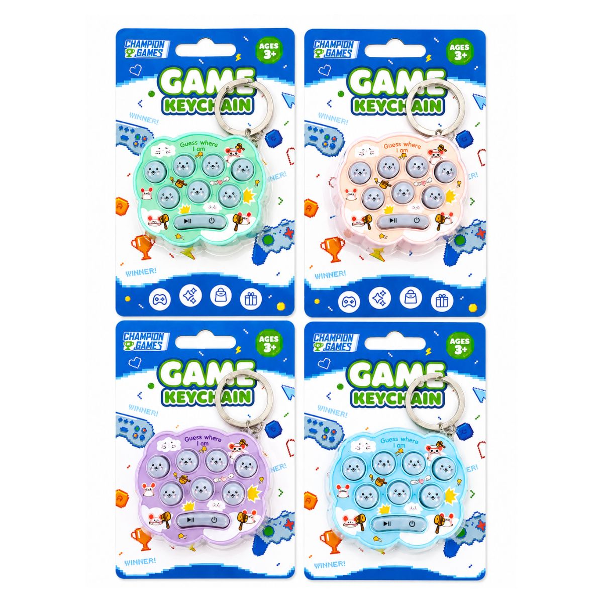 Whack-A-Mole Keychain Game Toy – CHAMPION GAMES WHA/CPG007
