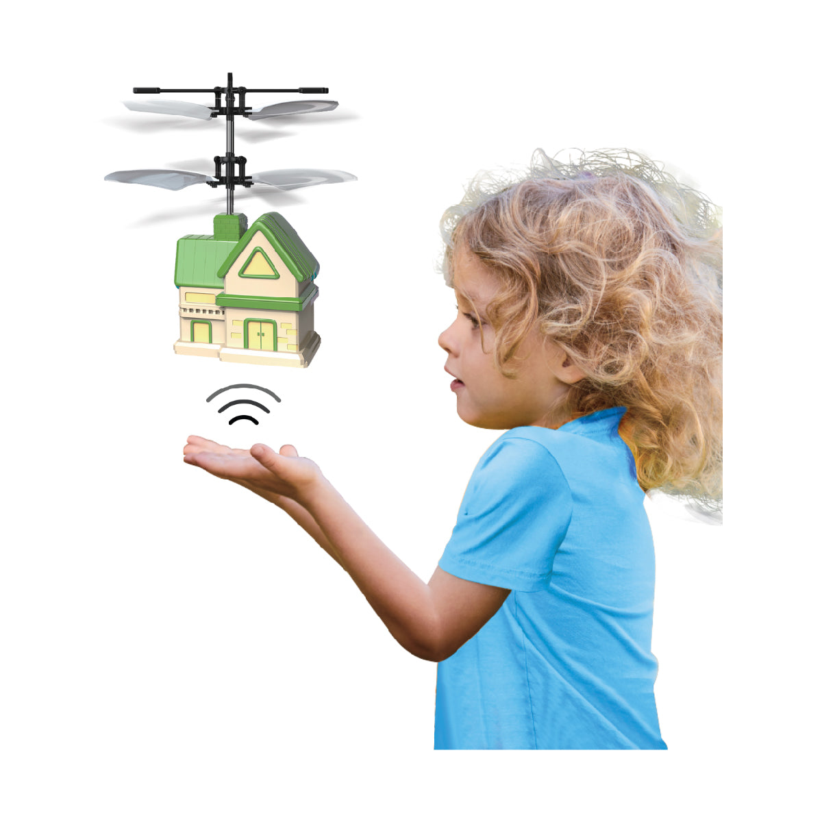 Đồ Chơi Ngôi Nhà Bay Cảm Biến (Xanh Lá) VECTO VT2760E