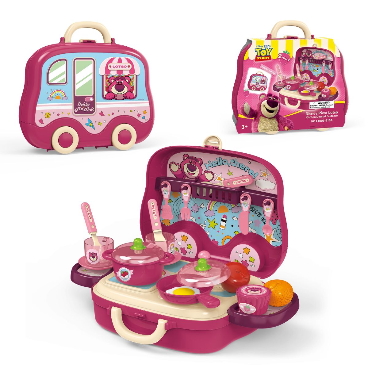 Đồ Chơi Nhà Bếp Dáng Vali Gấu Dâu Lotso SWEET HEART SH10129