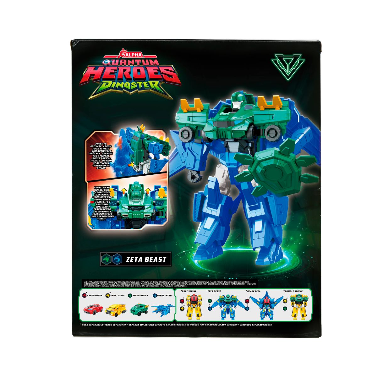 Đồ Chơi Robot Biến Hình Kết Hợp Zate Beast Cuồng Phong DINOSTER EU583812