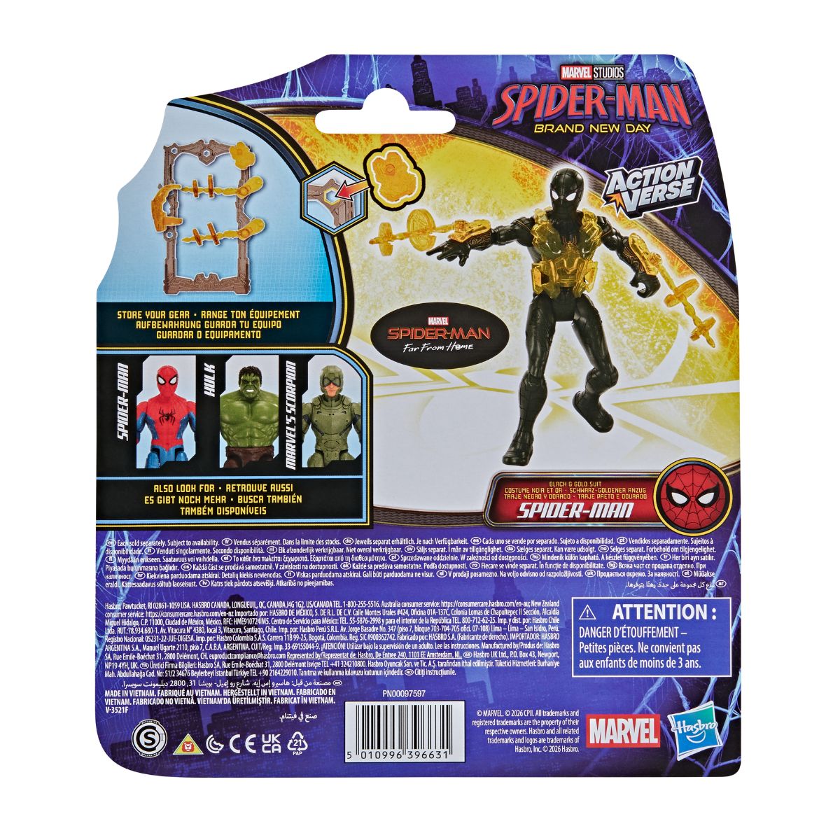Đồ Chơi Siêu Anh Hùng Spiderman Giáp Đặc Biệt Và Trang Bị Chiến Đấu SPIDERMAN G3523/G2444