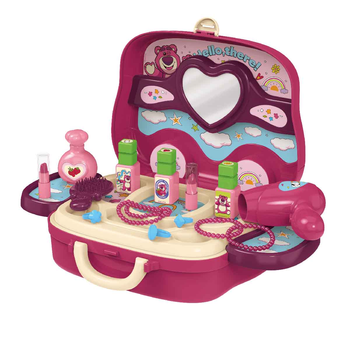 Đồ Chơi Trang Điểm Dáng Vali Gấu Dâu Lotso SWEET HEART SH10130