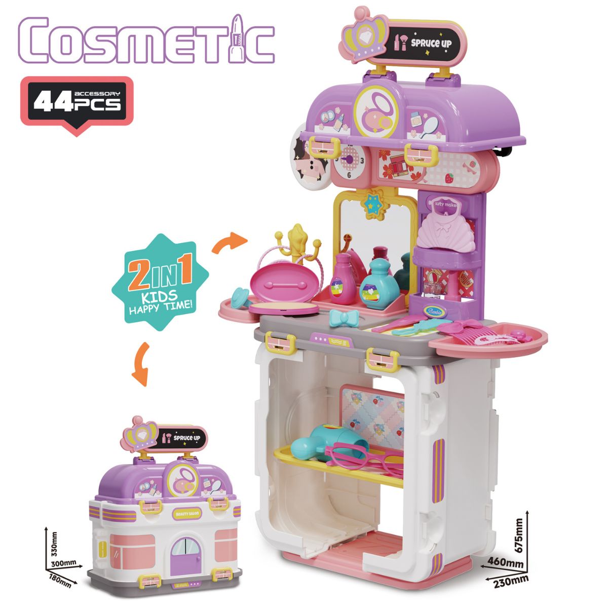 Sweet Heart Mini Makeup Play Set 44 Pieces SH33648