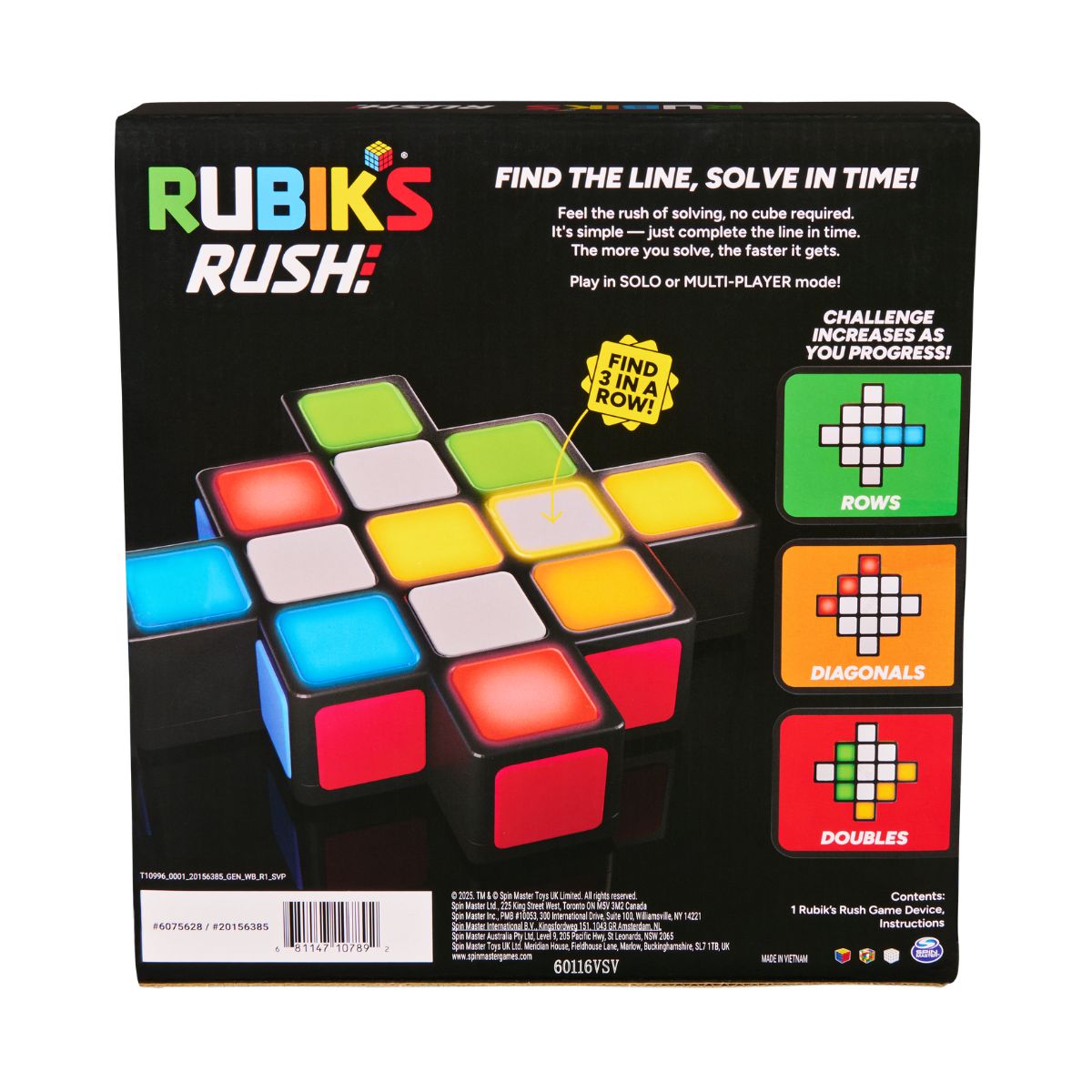 Đồ Chơi Trò Chơi Đấu Trí Rubik'S Rush Có Âm Thanh Và Ánh Sáng SPIN GAMES 6075628