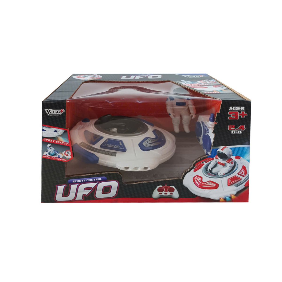 Đồ Chơi UFO Điều Khiển Từ Xa (Đỏ) VECTO VT955235