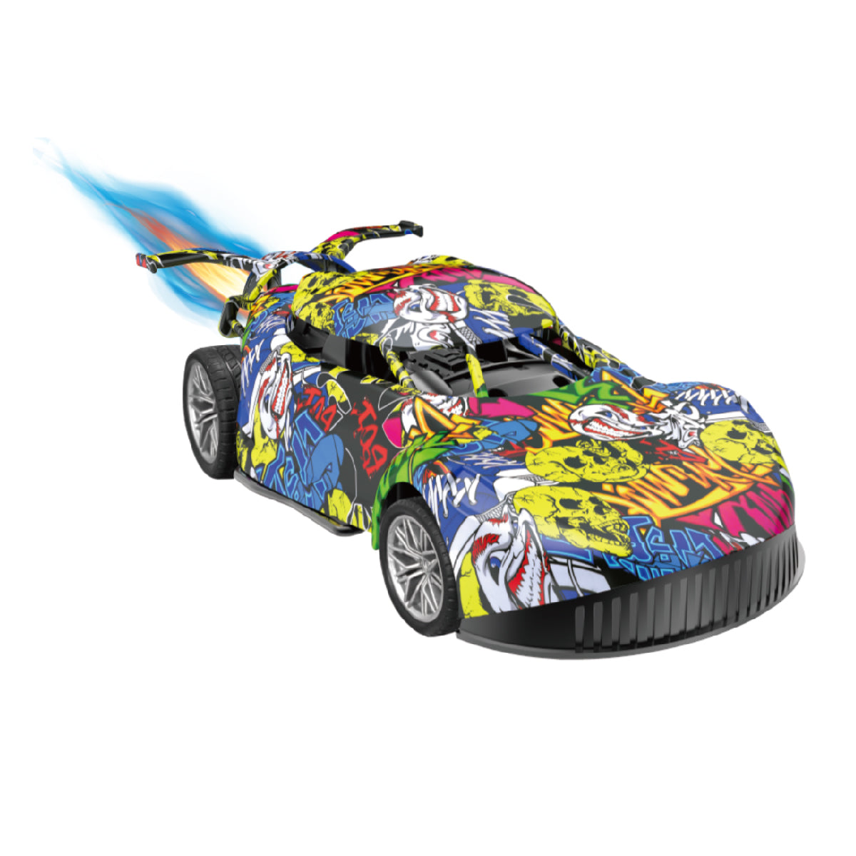 Đồ Chơi Xe Đua Graffiti Phun Sương Điều Khiển Từ Xa (Vàng) VECTO VT8673A