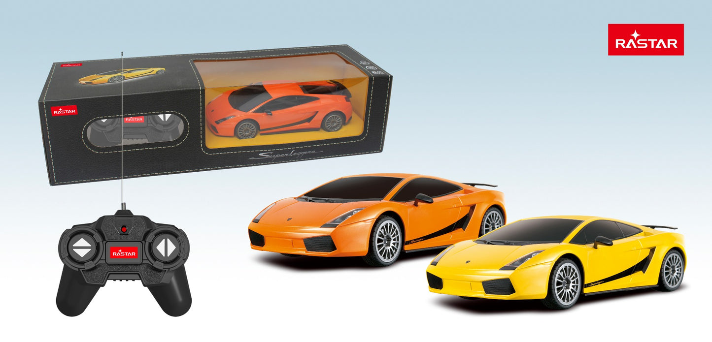 Xe điều khiển 1:24 Lamborghini Superleggera màu Vàng RASTAR R26300