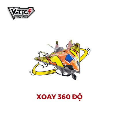 Đồ chơi phi cơ phun sương điều khiển từ xa (Đỏ) VECTO VT8666