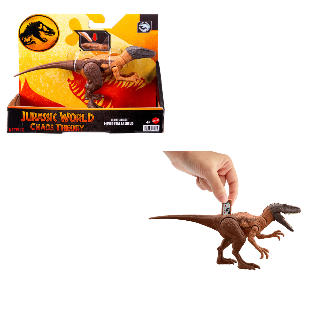 Đồ Chơi Khủng Long Tấn Công Herrerasaurus JURASSIC WORLD MATTEL HLN63