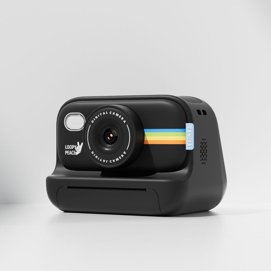 Máy Chụp Ảnh Lấy Liền Đen Sành Điệu Đen COOLKIDS S9