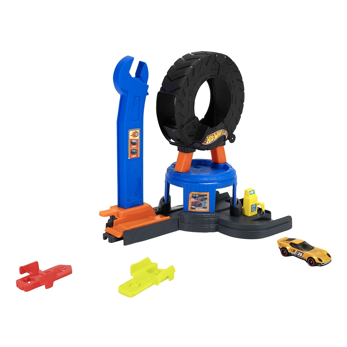 Đồ Chơi Trạm Lốp Xe Siêu Tốc Hot Wheels City HOT WHEELS JHL75/HDR24