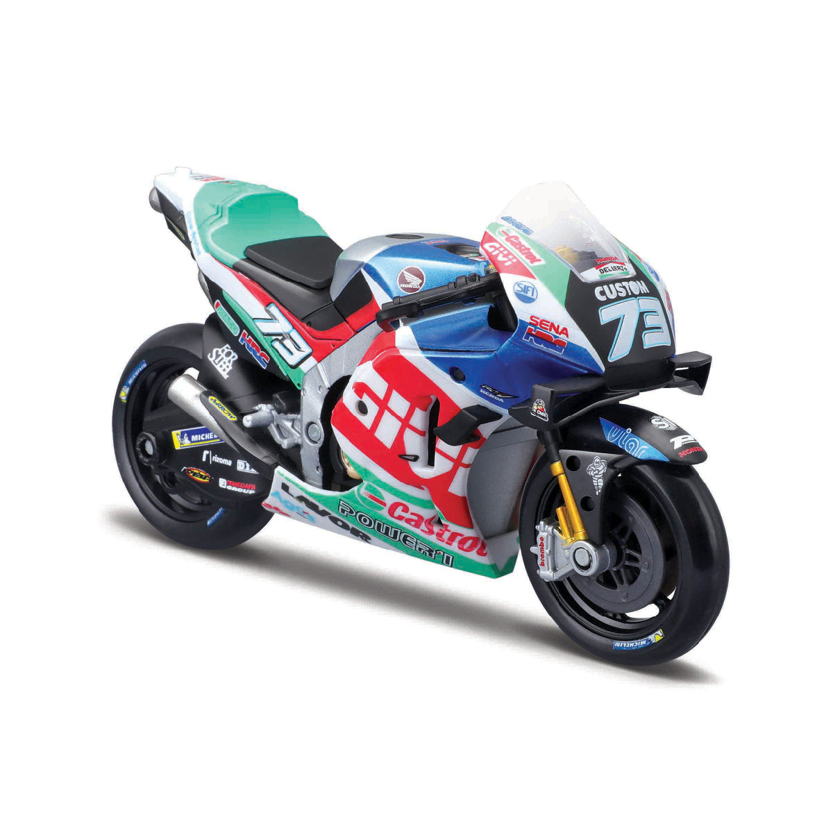 Mô Hình Mô Tô 1:18 Gp Racing-Lcr Honda 2021 MAISTO MT36000
