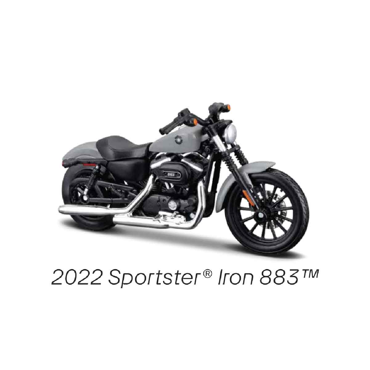 Đồ Chơi Mô Hình Mô Tô 1:18 H-D 2022 Sportster Iron 883 MAISTO MT39360