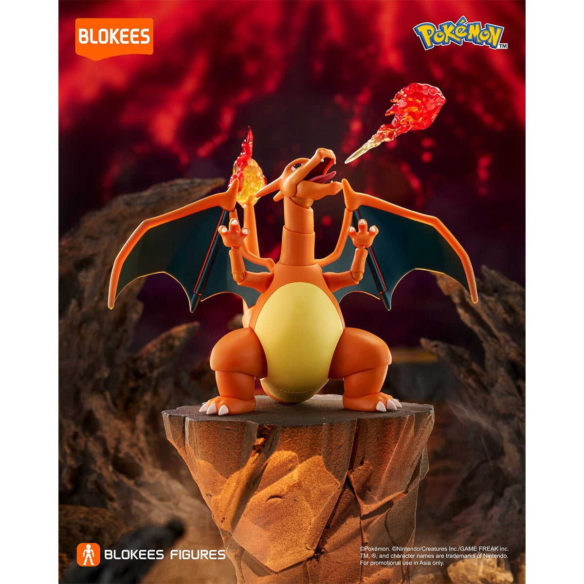 Đồ Chơi Mô Hình Pokemon CV-L Charizard BLOKEES 74104