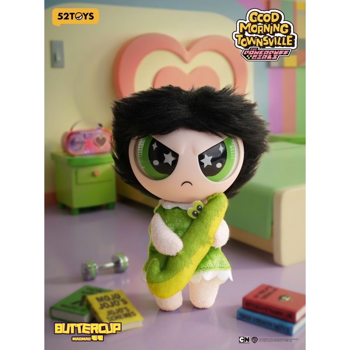 Đồ Chơi Mô Hình The Powerpuff Good Morning Townsville Plush Charm 52TOYS 6958985057813