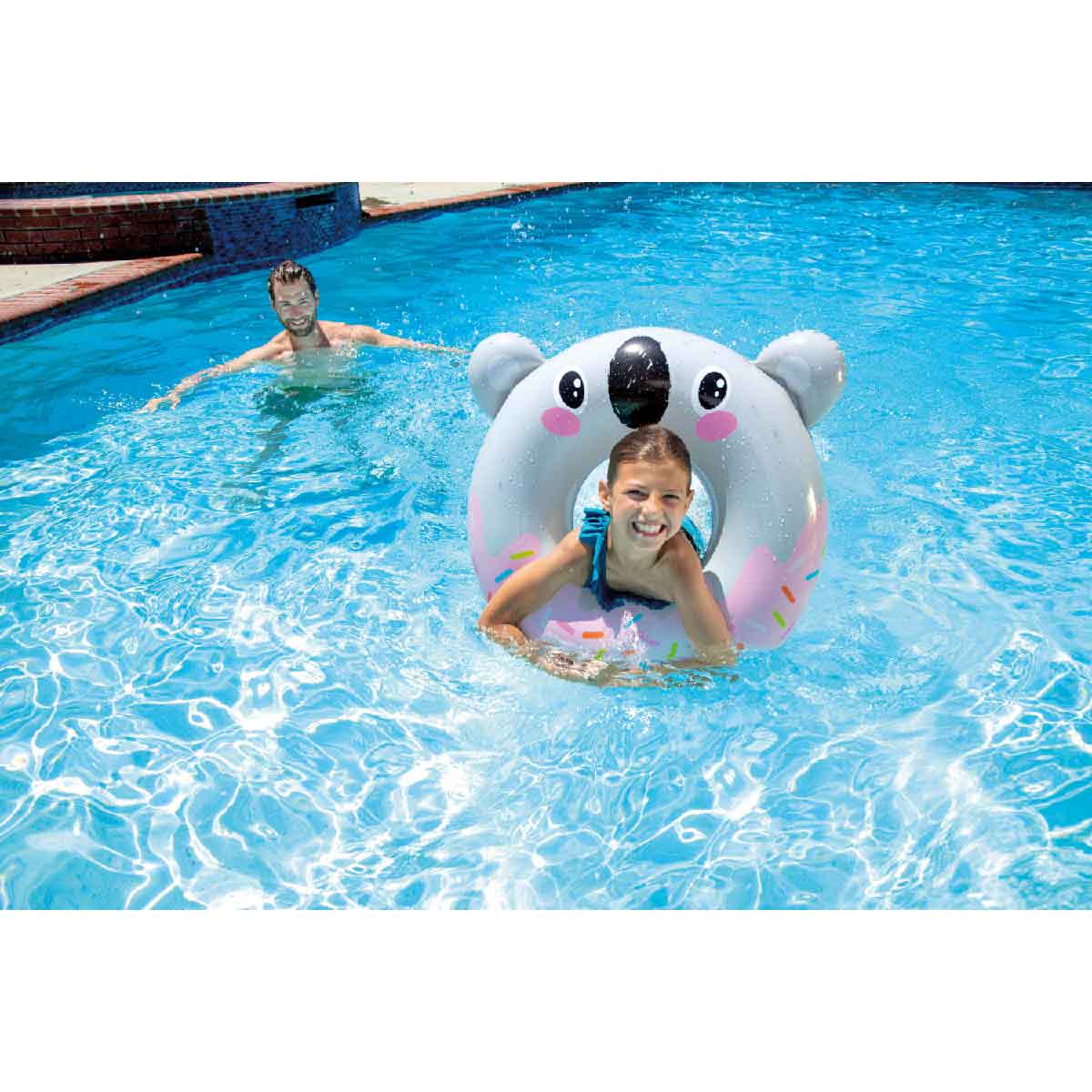 Phao Bơi Tròn Gấu Koala INTEX 59266