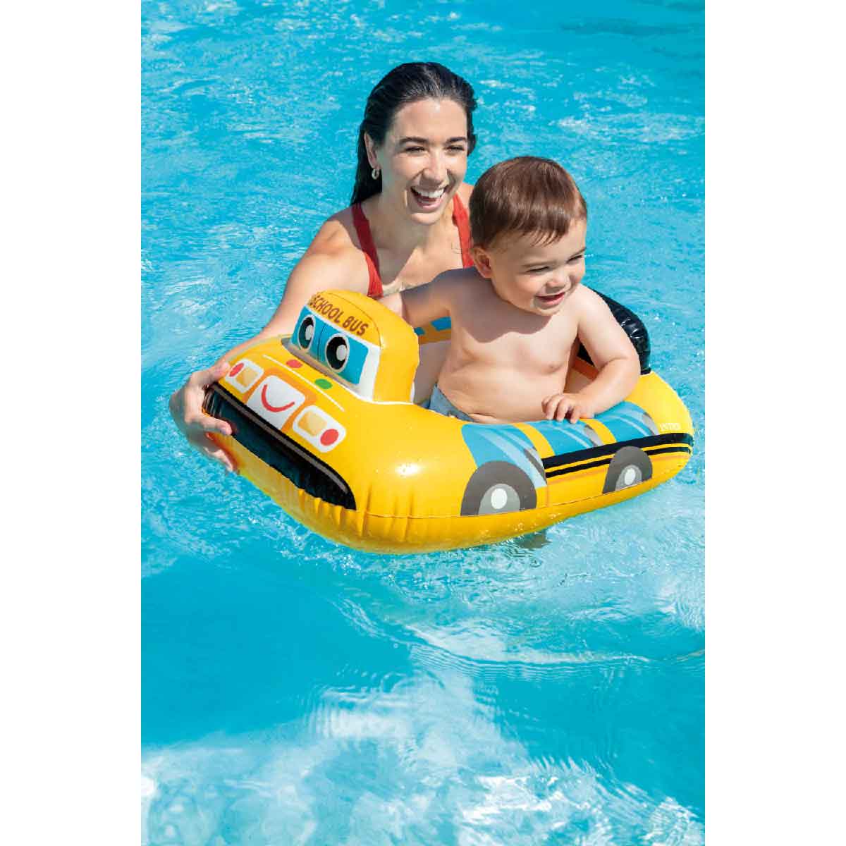 Phao Nổi Em Bé Xe Buýt INTEX 59586