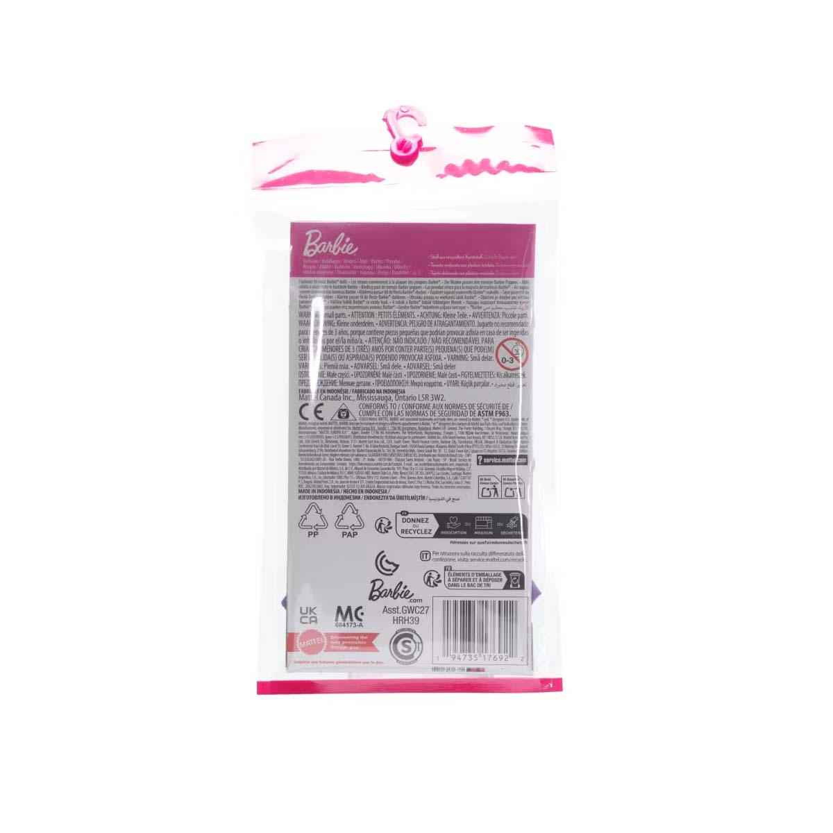 Phụ Kiện Búp Bê Thời Trang Của Barbie - Hoa Nhí Đáng Yêu BARBIE GWC27