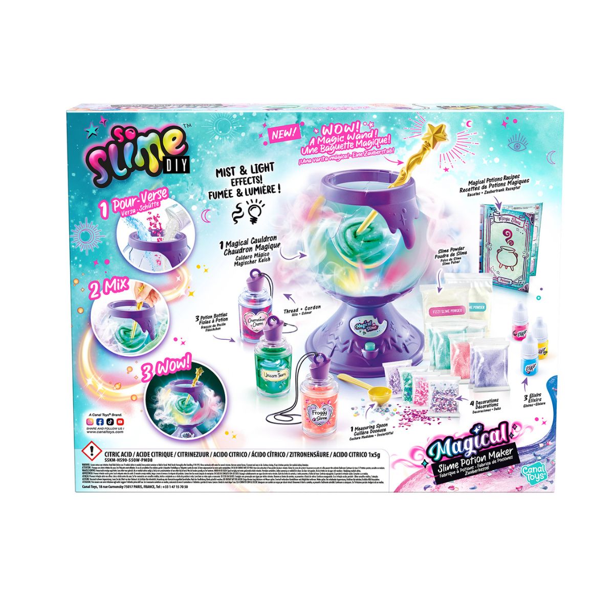 Đồ Chơi Quả Cầu Phép Thuật Pha Chế Slime STYLE4EVER SSC371