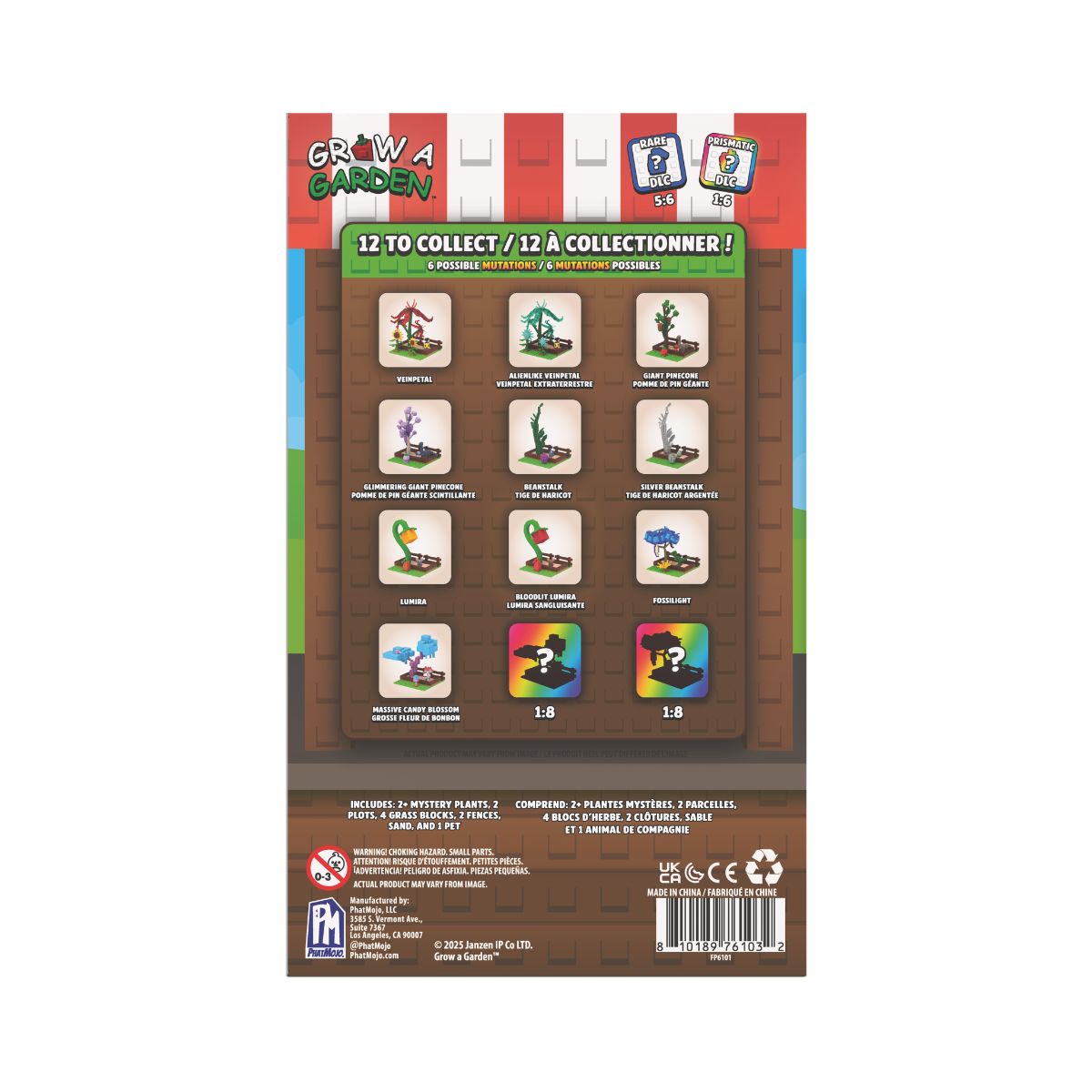 Đồ Chơi Roblox Bộ Mô Hình Góc Vườn Bí Ẩn GROW A GARDEN FP6101