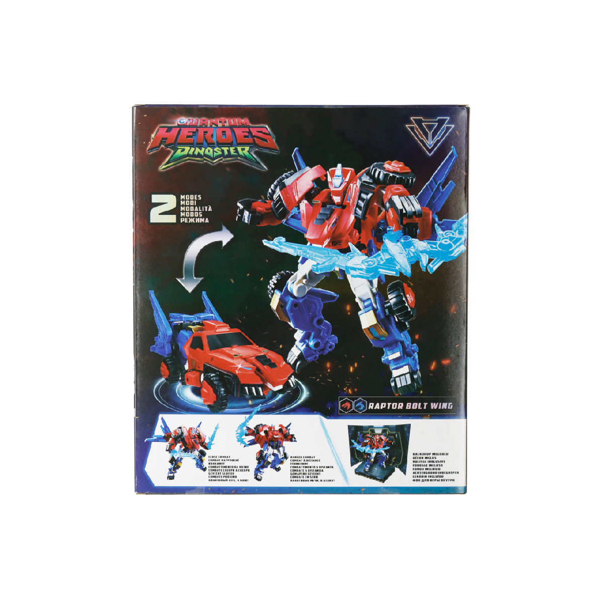 Siêu Robot Biến Hình Raptor Bolt Wing Siêu Tốc DINOSTER EU580815