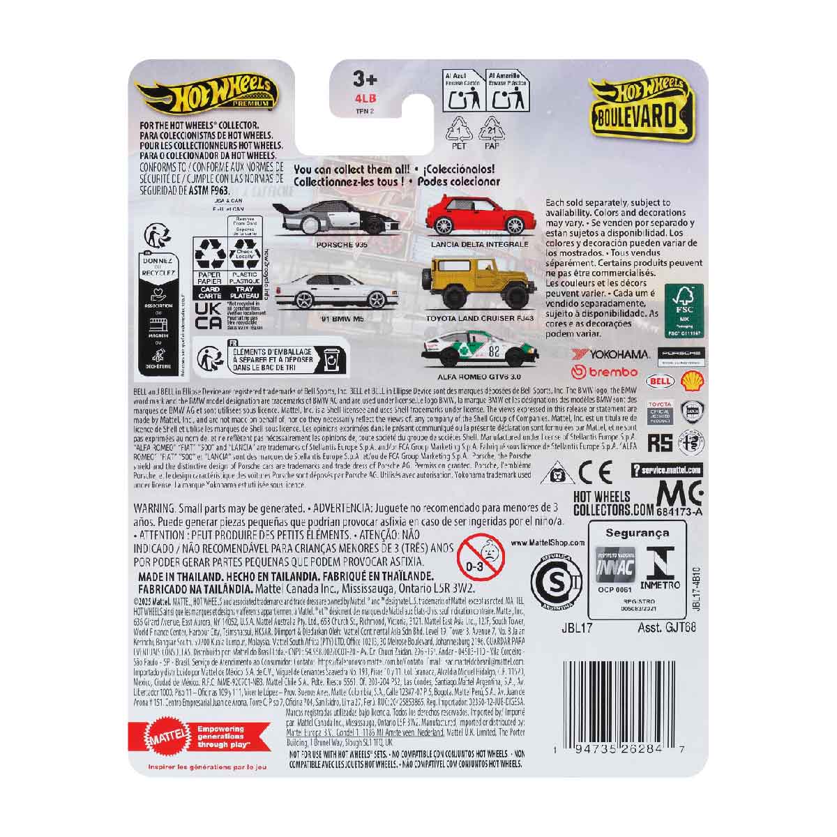 Đồ Chơi Siêu Xe Boulevard - Porsche 935 HOT WHEELS GJT68