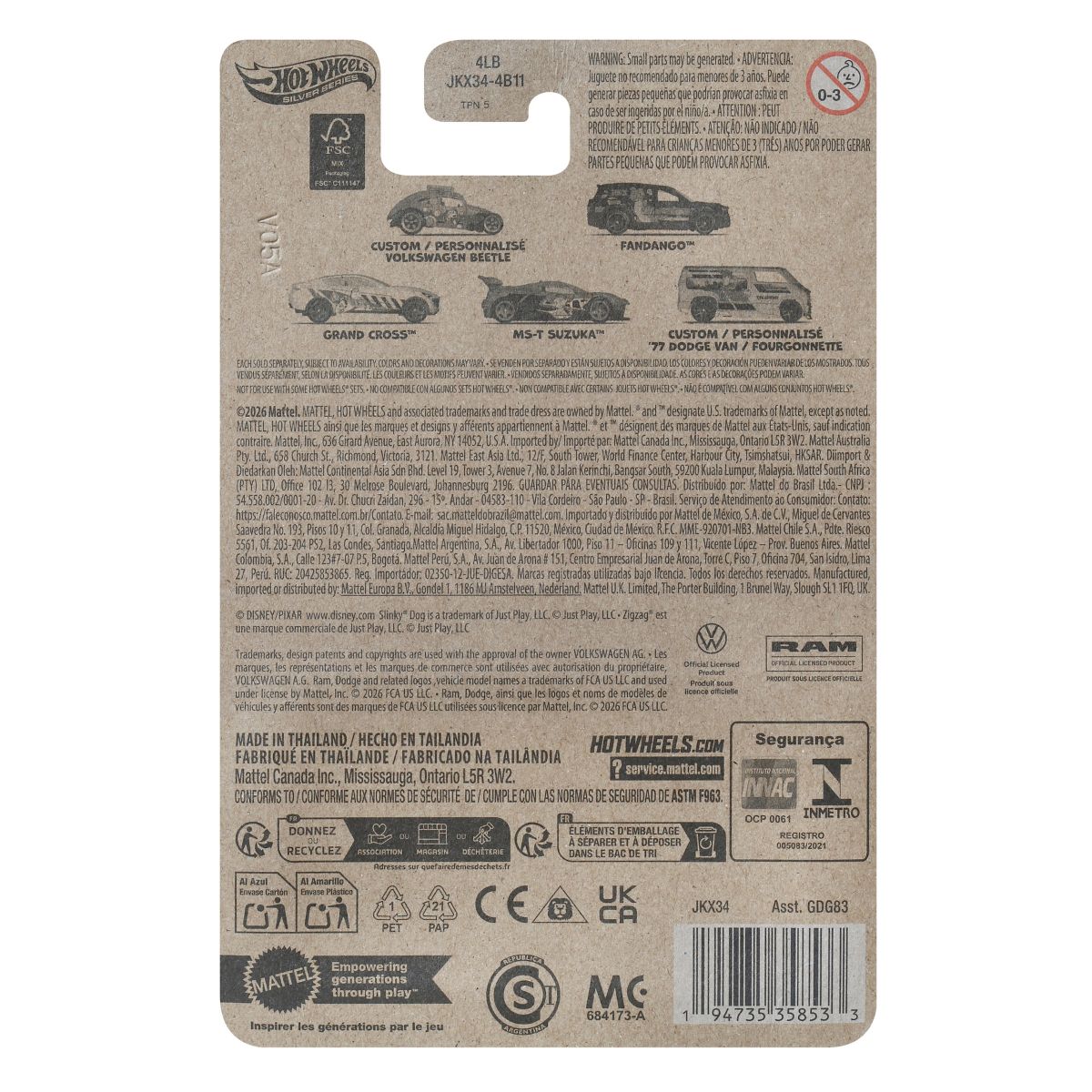 Đồ Chơi Siêu Xe Entertainment - Custom 77 Dodge Van HOT WHEELS GDG83