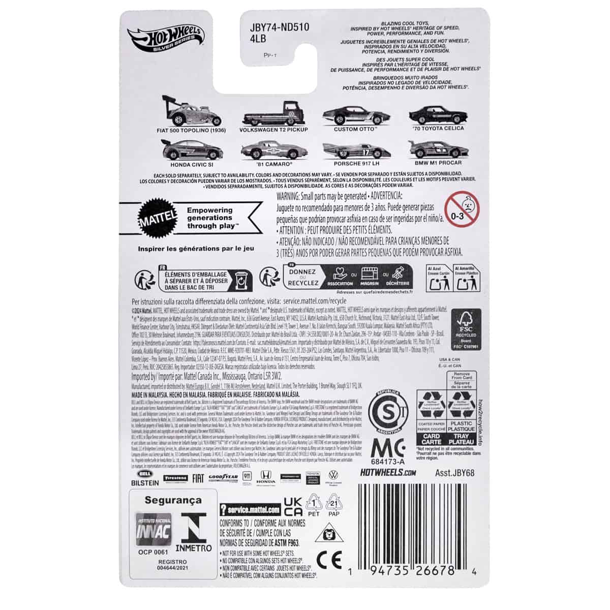 Đồ Chơi Siêu Xe Hot Ones - 81 Camaro HOT WHEELS JBY68