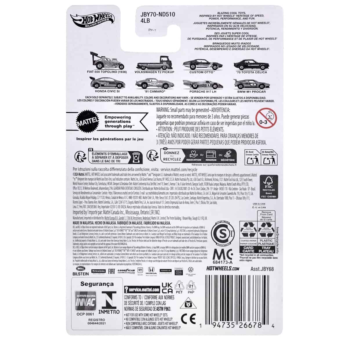 Đồ Chơi Siêu Xe Hot Ones - Volkswagen T2 Pickup HOT WHEELS JBY68