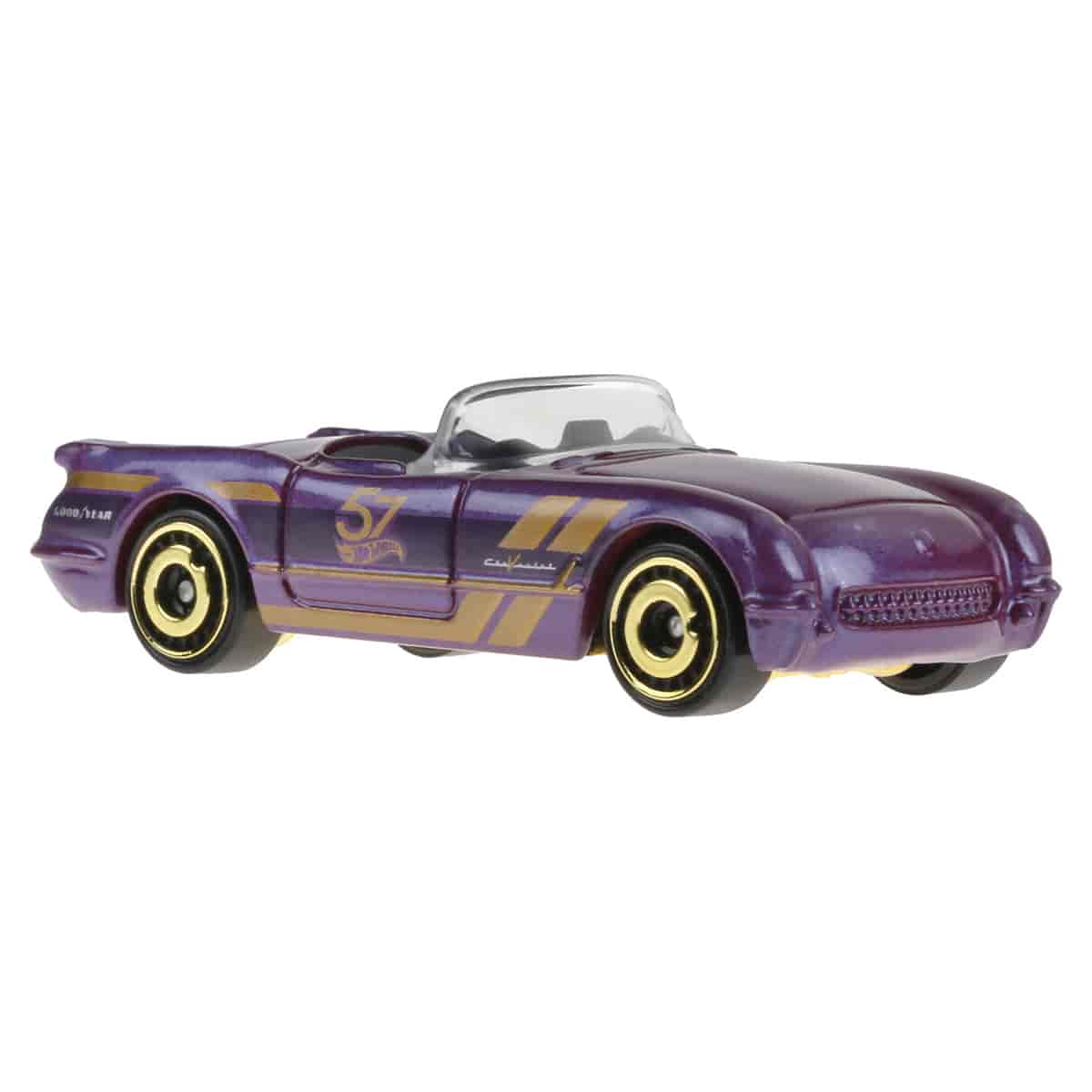 Đồ Chơi Mô Hình Siêu Xe Phiên Bản Ngọc Trai - 1955 Corvette HOT WHEELS HDH54