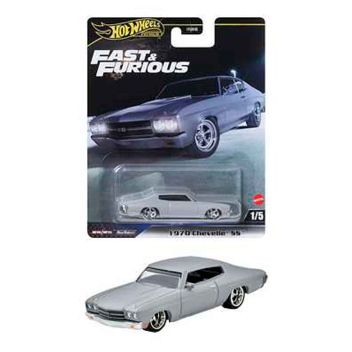 Đồ Chơi Siêu Xe Premium Fast&Furious 1970 Chevelle SS (Red) HOT WHEELS HNW46