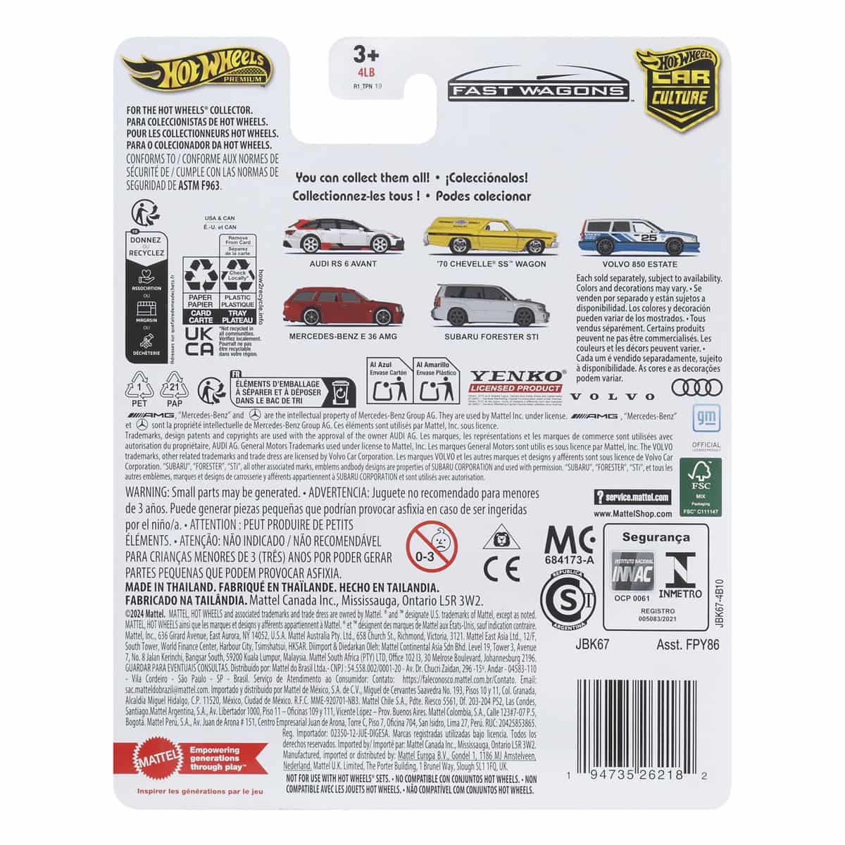 Đồ Chơi Mô Hình Siêu Xe Sang Trọng 70 Chevelle SS Wagon HOT WHEELS FPY86