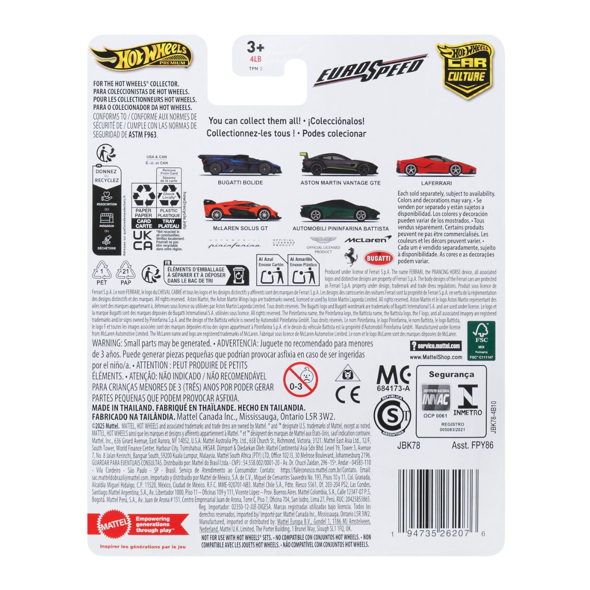 Đồ Chơi Siêu Xe Sang Trọng McLaren Solus GT HOT WHEELS FPY86