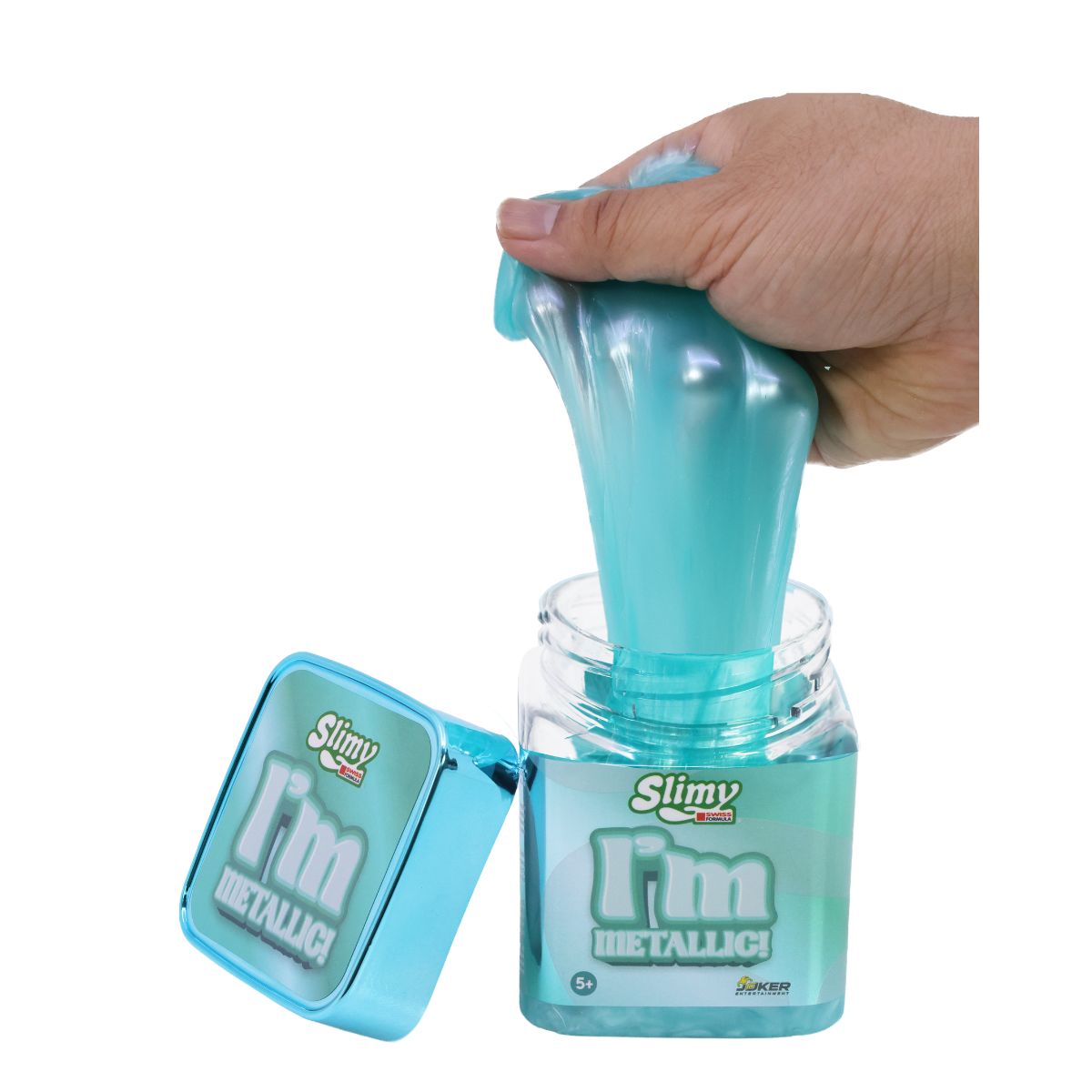 Đồ Chơi Slime Ánh Kim Xanh Ngọc Lấp Lánh_220gr SLIMY 20280630/32158/TE