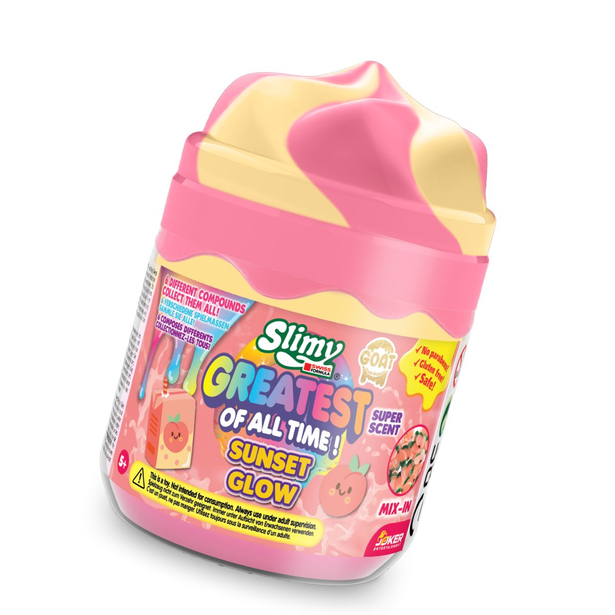 Đồ Chơi Slimy Goat Vui Nhộn Hồng Vàng Kem Nhiệt Đới_250gr SLIMY 20280630/32286/PK-YE