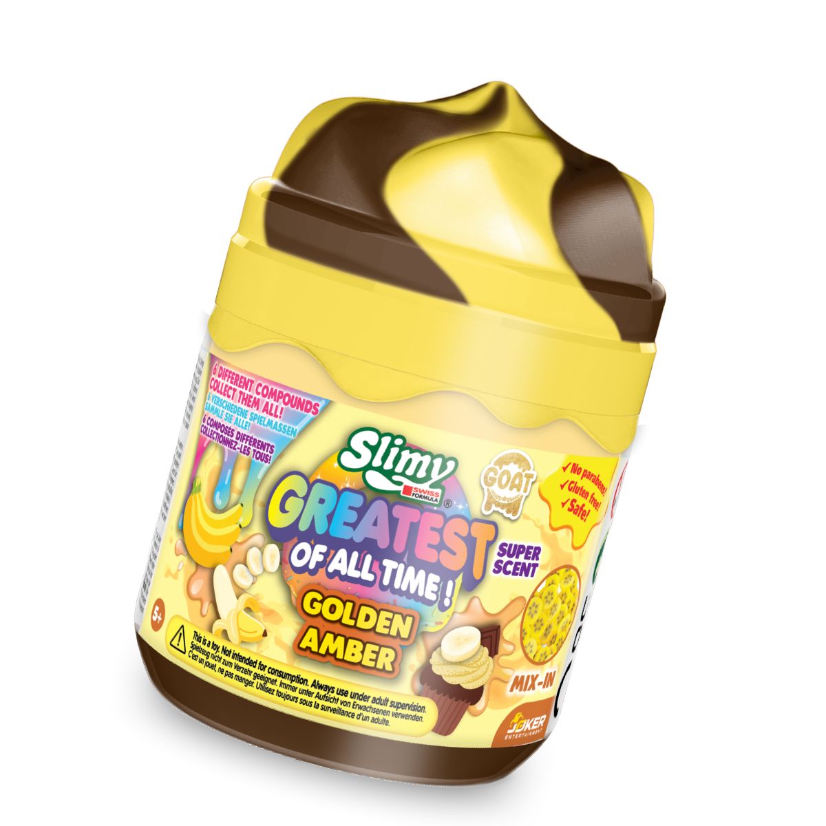 Đồ Chơi Slimy Goat Vui Nhộn Vàng Nâu Chuối_250gr SLIMY 20280630/32286/YE-BR