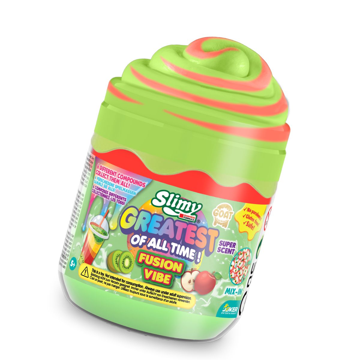 Đồ Chơi Slimy Goat Vui Nhộn Xanh Kiwi Táo_250gr SLIMY 20280630/32286/GR